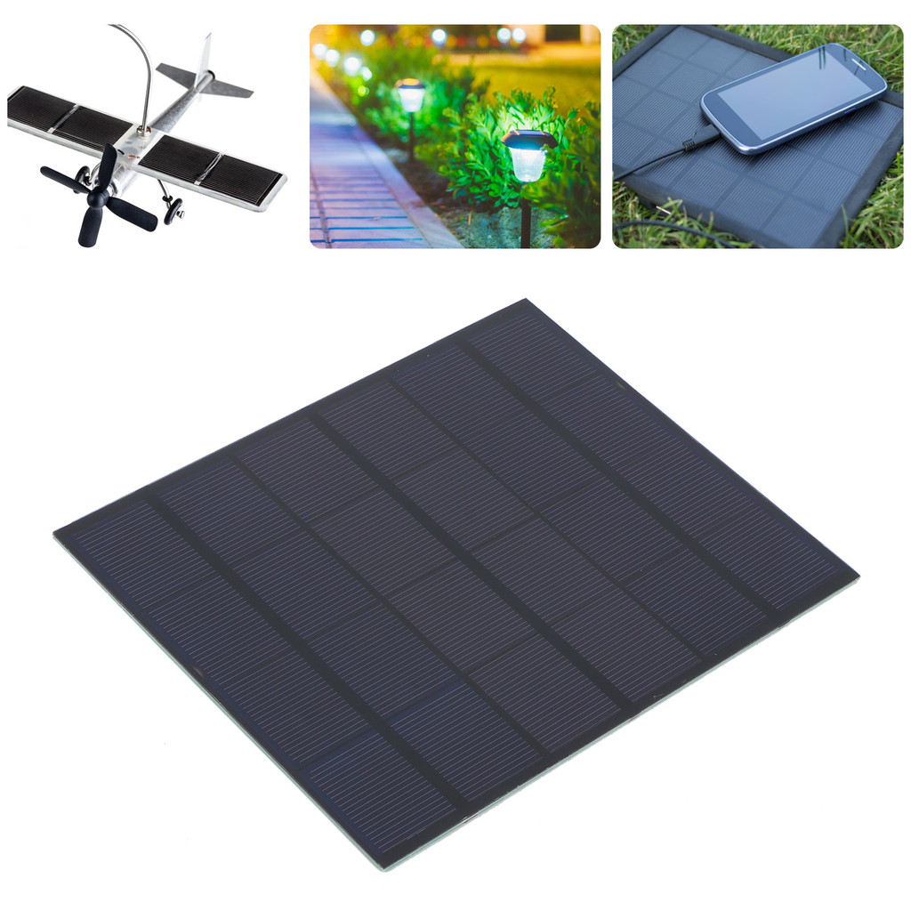 Mini Solar Panel 35W 6V Portable Mini Polycrystalline Silicon Solar Panel for Solar Light Battery Ch