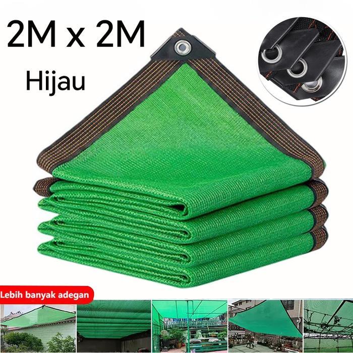 NEW Jaring Paranet 99% Anti UV Sunshade Net Tabir Surya Hijau Jaring Taman Paranet Lebar 3 Meter Pen