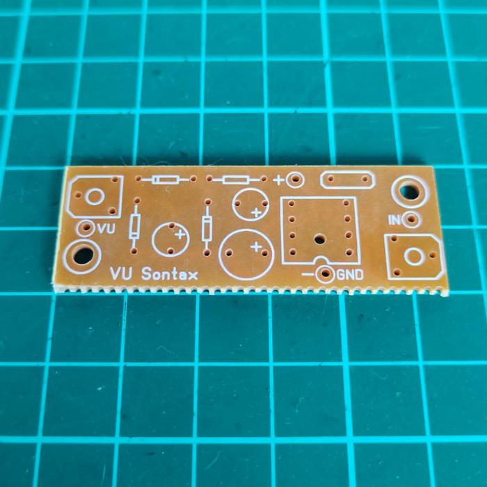 pcb vu meter analog signal audio ...Eletronik