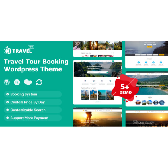 Travel WP Theme – Travel Tour Booking WordPress Theme