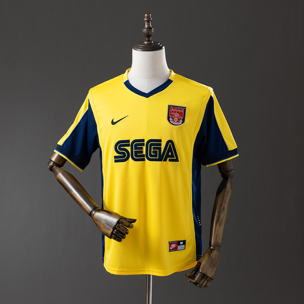 Jersey Retro Arsenal 99/00 away T shirt pria