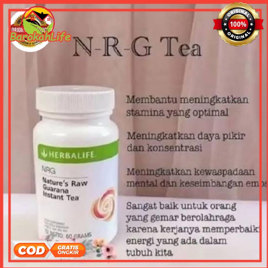 Herbalife NRG Original 100% Teh Herbalife NRG Original 100% - Nature's Raw Guarana - NRG Herbalife T