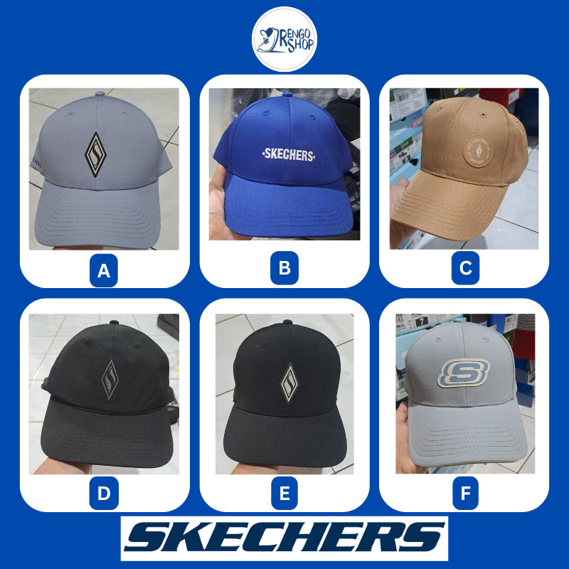 [Ori] Topi Skechers Baru Dewasa dan Anak-anak Original Cap Brand New