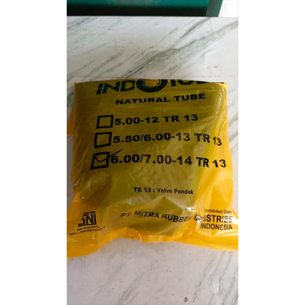 Ban Dalam Mobil Ring Velg 14 600/700 Indotube NR