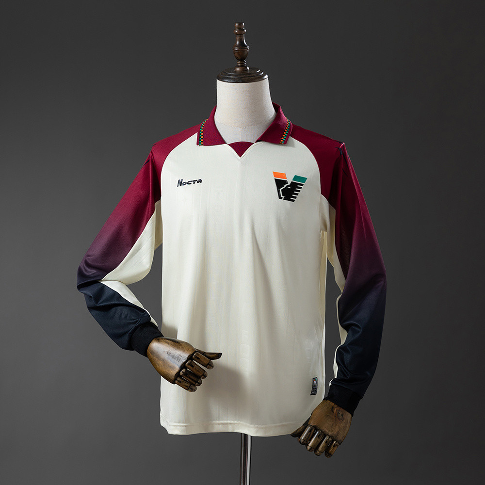 Jersey 25/26 Long Sleeve Venezia Away T shirt pria