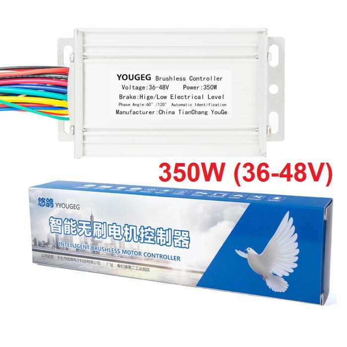 Kontroler Sepeda Listrik Motor Elektrik Kontrol BLDC 36V 48V 64V 350W 500W 1000W Watt Universal Brus