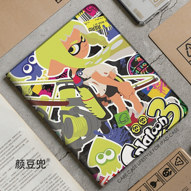Splatoon 2 Anime Game Case For iPad Air 4 5 109 Mini 5 6 Case Luxury Silicone For Pro 129 11 inch iP