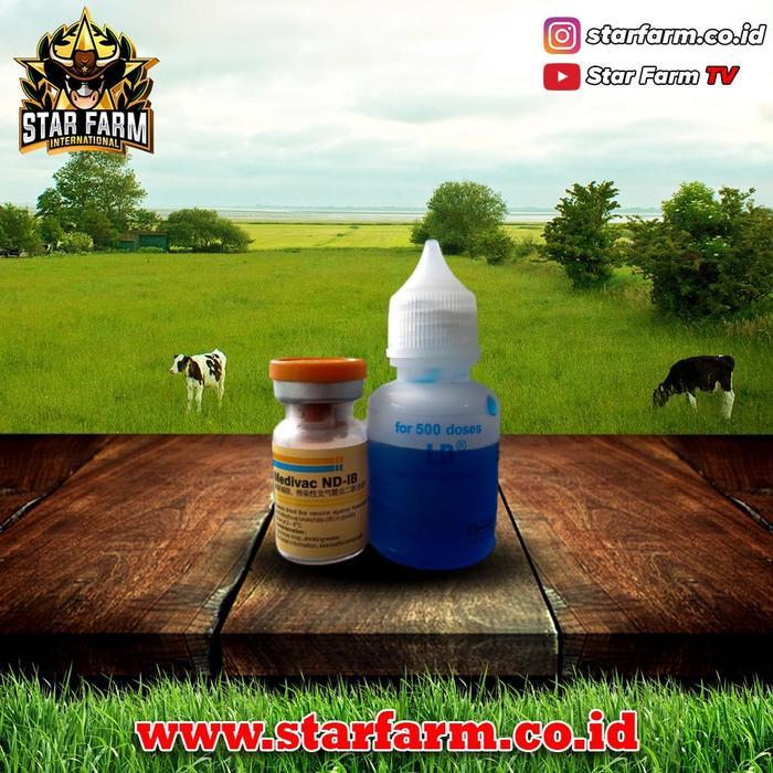 Bird.ID Vaksin Madivac Nd Ib 500 Dosis - Star Farm - Packing Vaksin