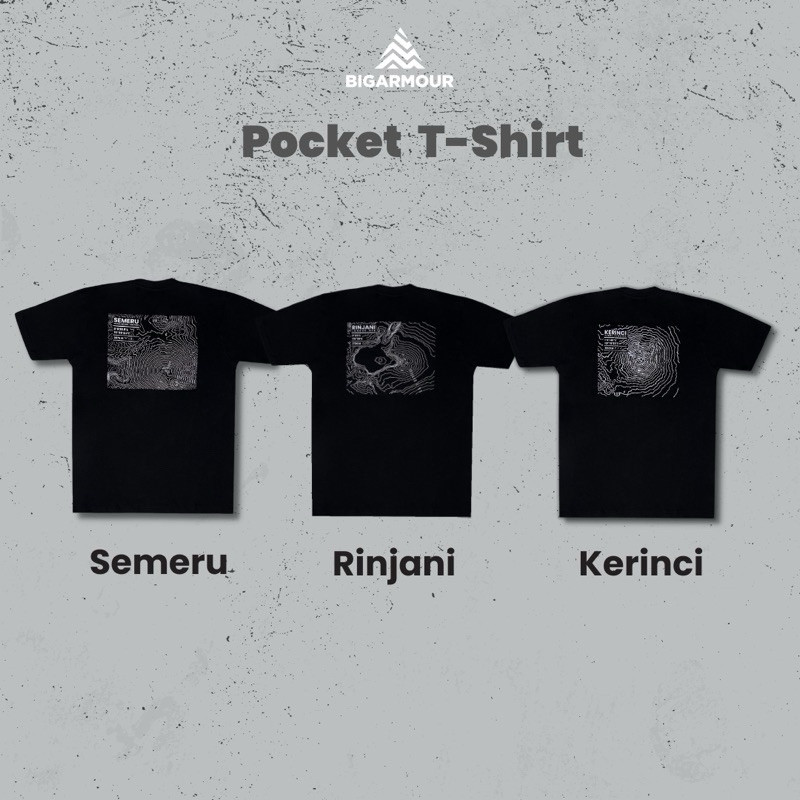 BIGARMOUR POCKET SHIRT - KAOS INDONESIA’S 7 SUMMIT EDITION