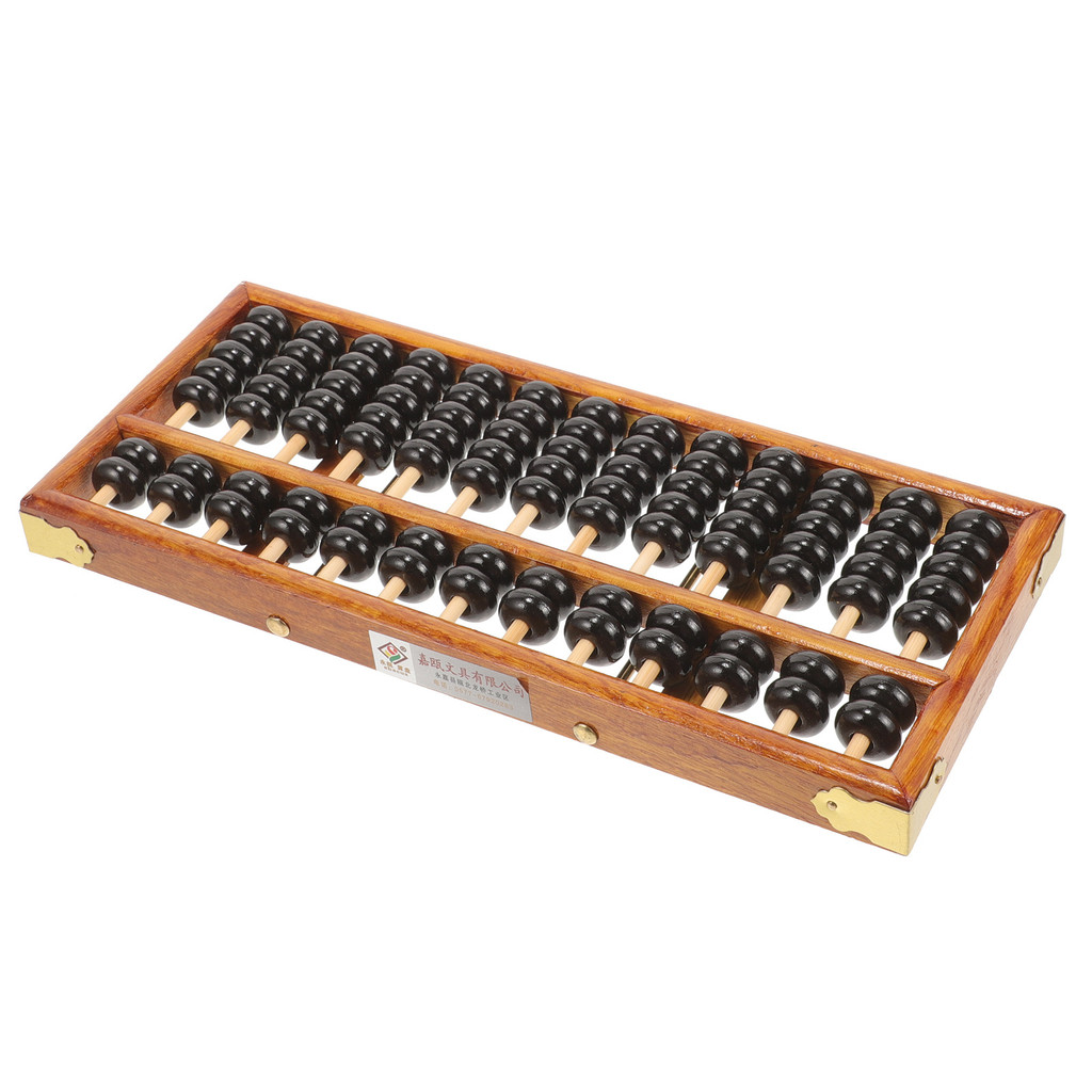Vintage Wooden Abacus Professional Students Arithmetic Tool Long Lasting Compact Design for Kids Mat