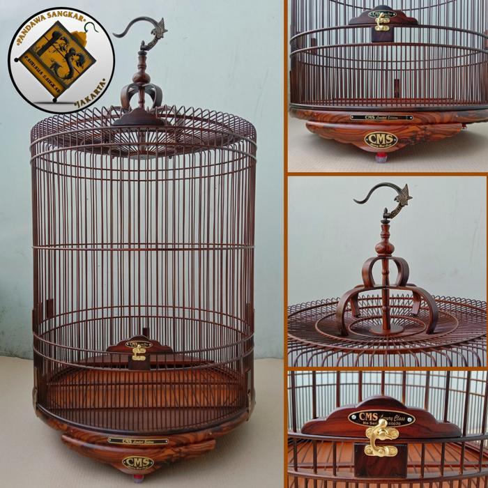 SANGKAR/KANDANG MURAI CMS JATI SONOKELING CEPER ORIGINAL
