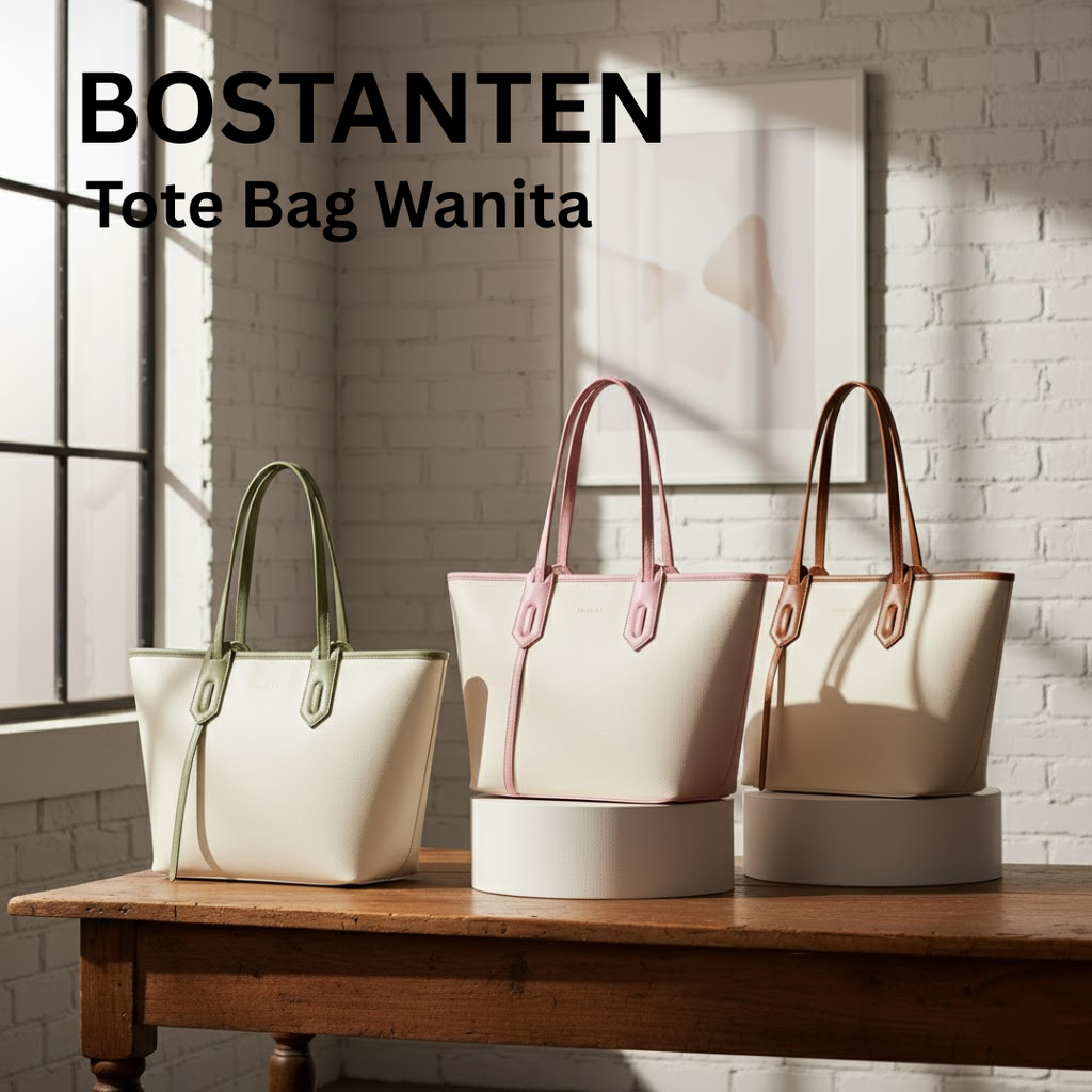 BOSTANTEN Tas Totebag Fashion Wanita Shoulder Bag