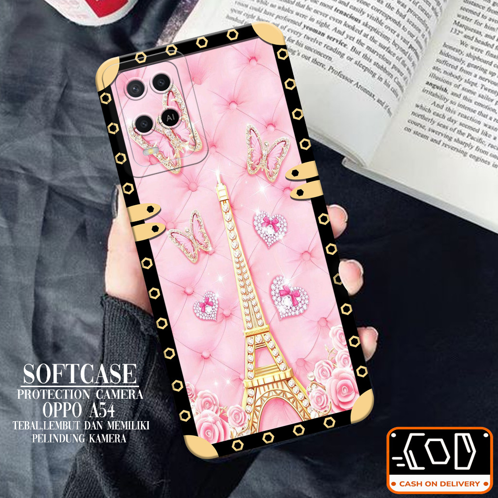 Softcase Oppo A54 Soft Protection Camera Case Oppo A54 Pelindung Belakang Oppo A54 Silikon Oppo A54 
