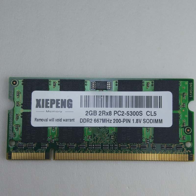 Notebook 2GB 2Rx8 PC25300S RAM 1GB DDR2 667 MHz 4GB pc2 5300 Memory for HP IQ770 IQ771 uk IQ504 IQ50