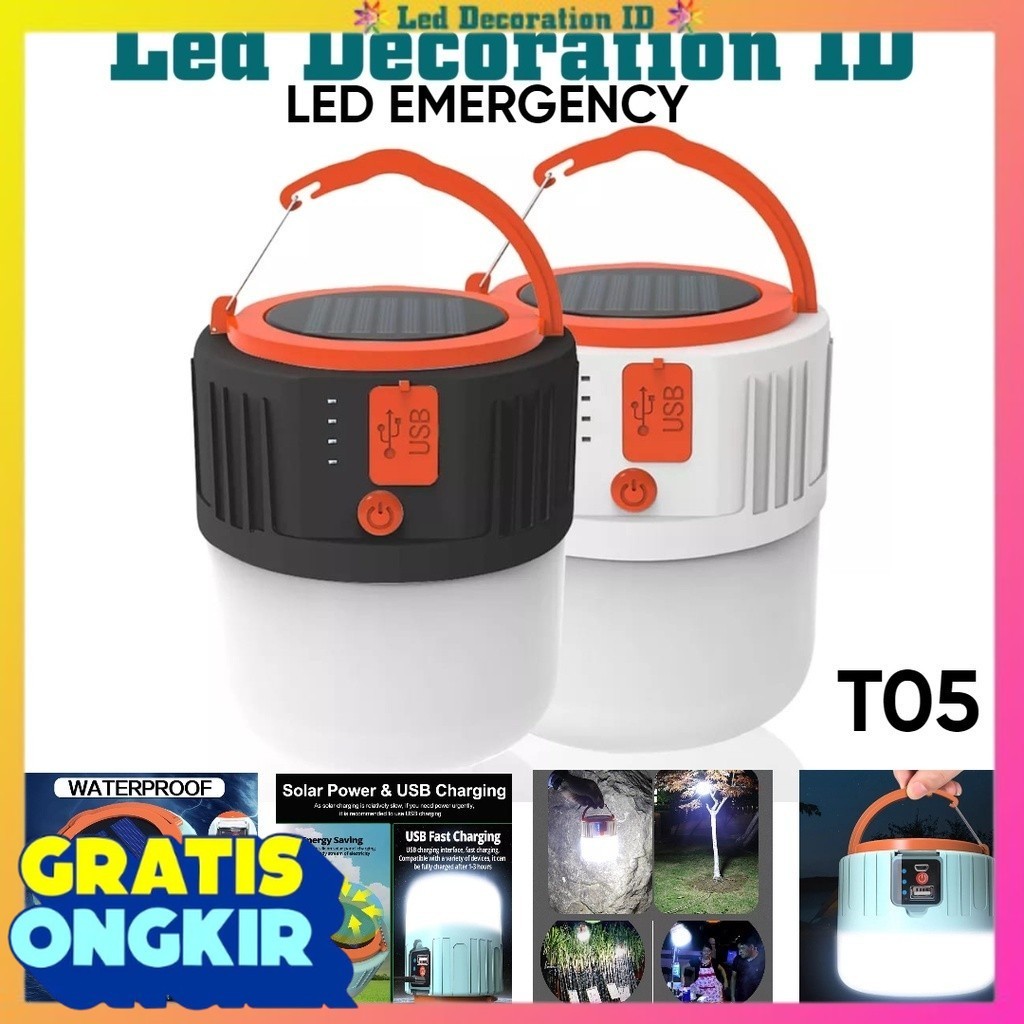 LAMPU EMERGENCY / LAMPU DARURAT / LAMPU LED CAS USB