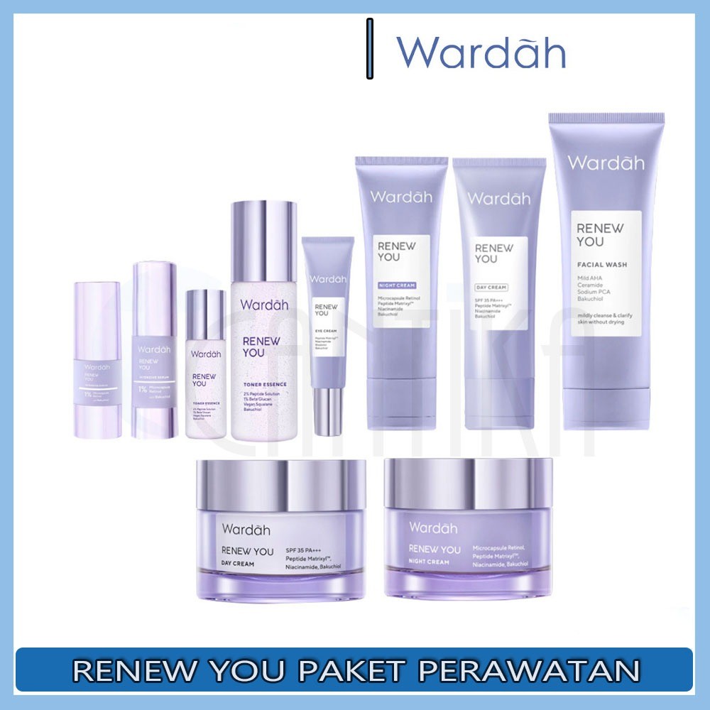 Wardah Original Wardah Paket Renew You Anti Aging Series New Wardah Original