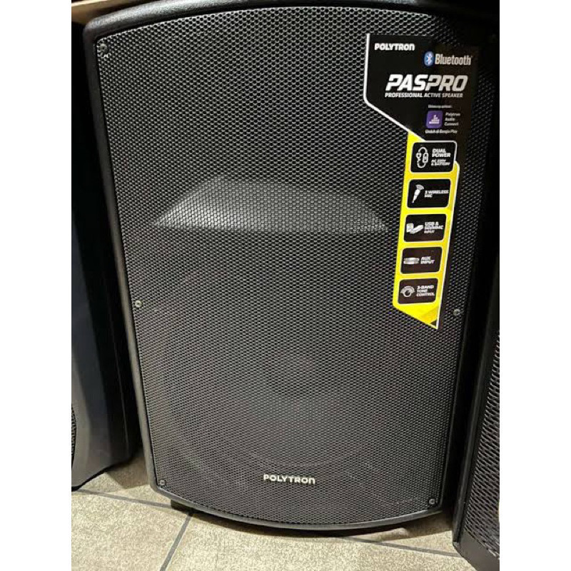 Polytron Speaker Portable Pas Pro 15 ich Paspro 15 F3   polytron PASPRO 15 inch Polytron PASPRO15F3 