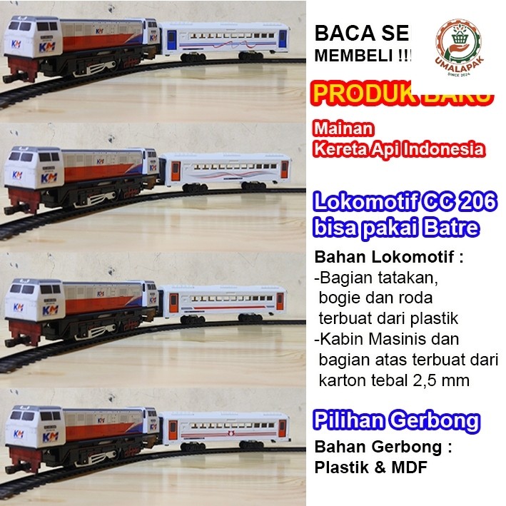 Diskonn Kereta Api Indonesia - Rangkaian Lokomotif dan Gerbong Kereta Api