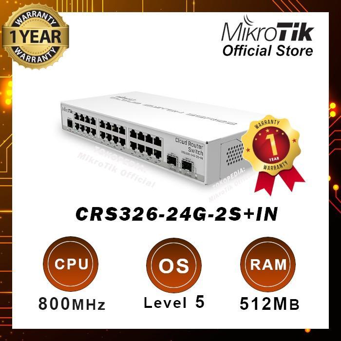Mikrotik CRS326-24G-2S+IN