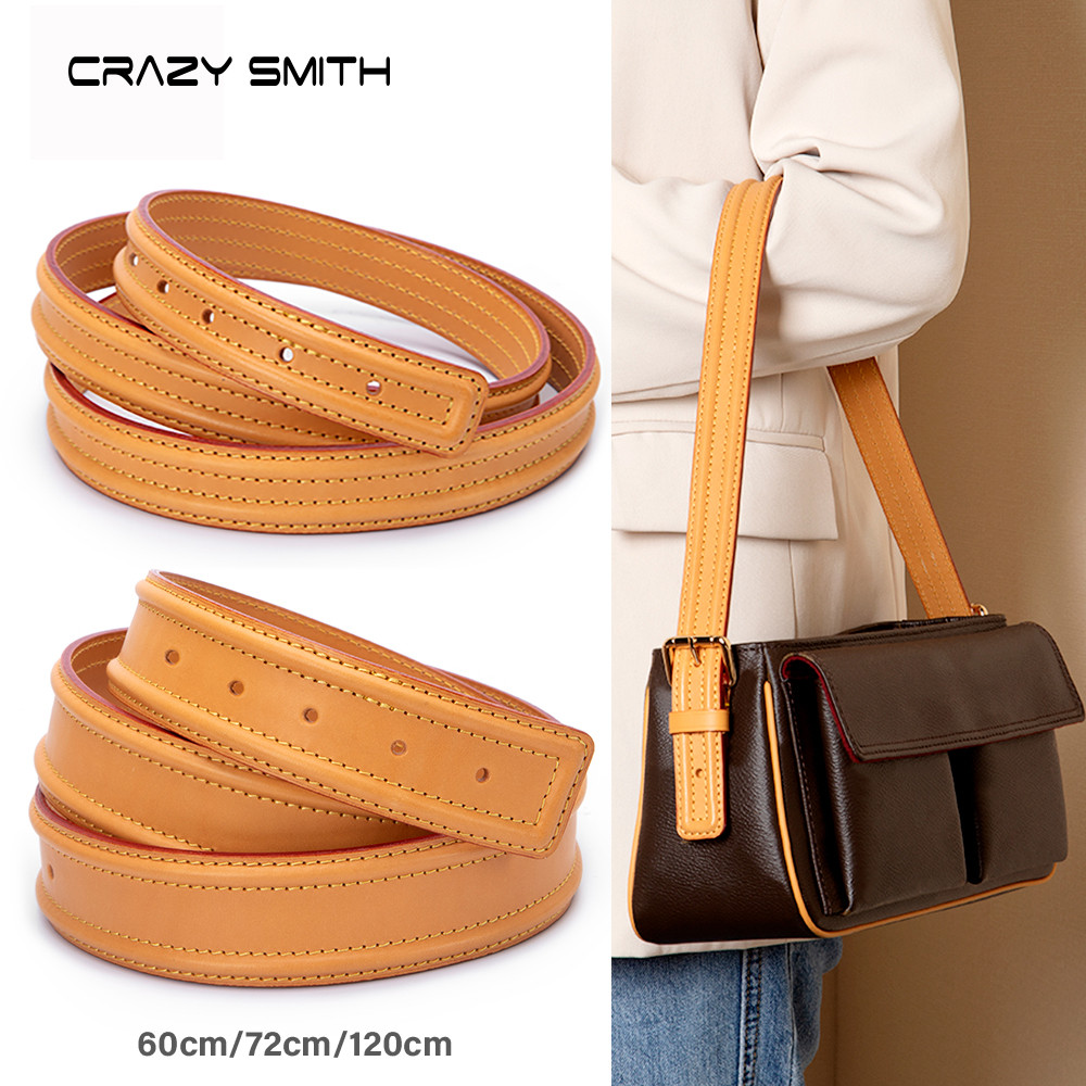 CRAZYSMITH Vaetta Leather Bag Strap Replacement for LV VIVA CITE PM MM Top Layer Cowhide Underarm Cr