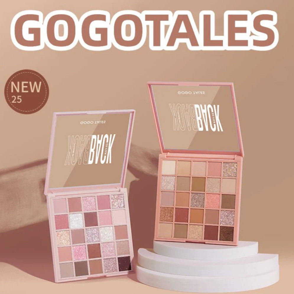 [BPOM ORIGINAL] Gogo Tales Eyeshadow Gogo Tales 25 Colors Eyeshadow Palette Gogo Tales Play Color GT