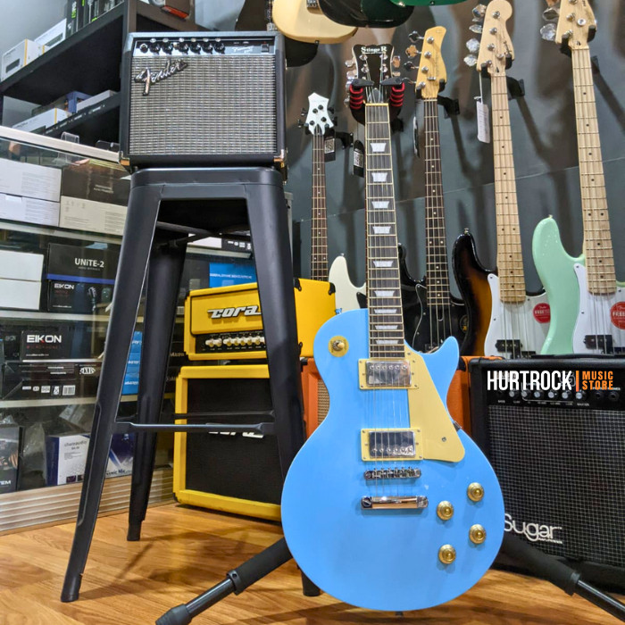 Stinger Les Paul Gitar Elektrik Sky Blue