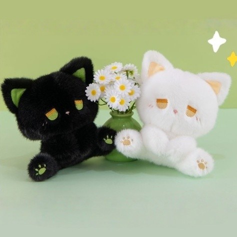 HOT PRODUCT 15CM KARTUN HEWAN KUCING BONEKA BONEKA KUCING MELANKOLIS LUCU KARTUN HEWAN KUCING BONEKA