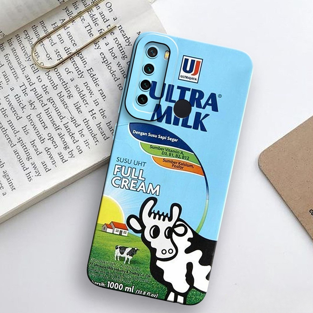 Case REDMI NOTE 8 -  - Casing REDMI NOTE 8 - Fashion Case - ULTRAMILK - Skin Handphone - Silikon RED