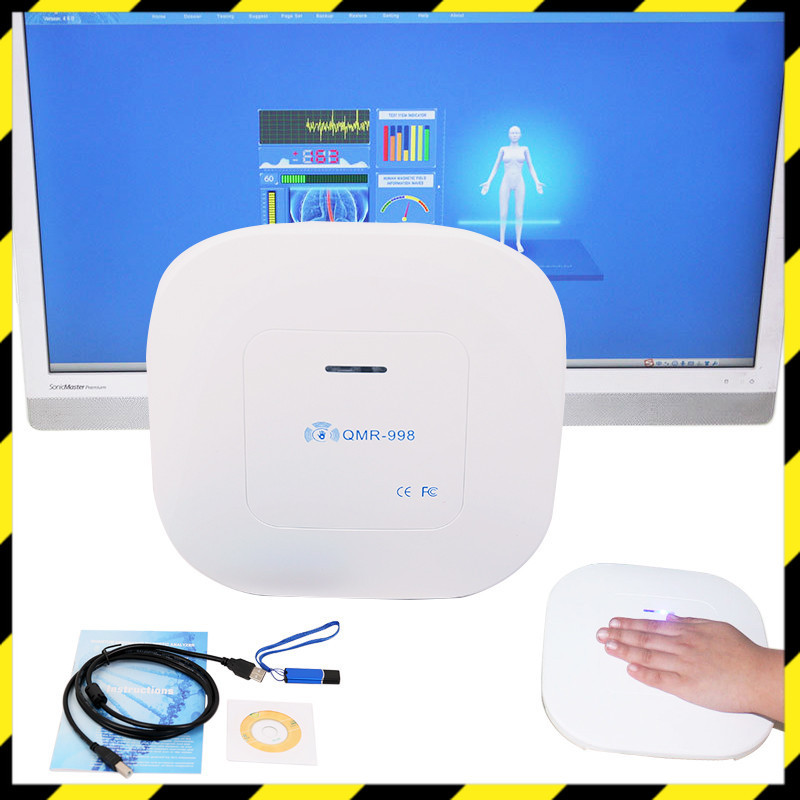 New QMR-998 Quantum Resonance Magnetic Analyzer Set Hand Touch Quantum Body Analyzer With 52 Reports