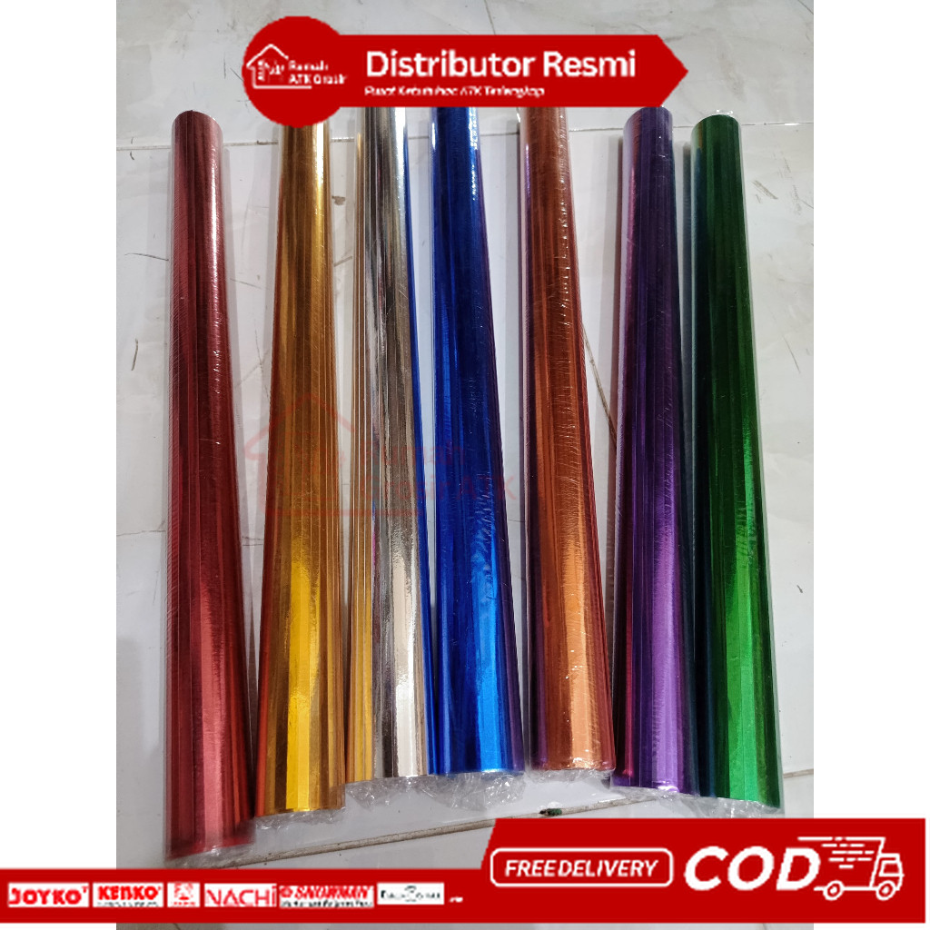 [1SLOP=10 LEMBAR] KERTAS BUNGKUS KADO KILAP METALIK