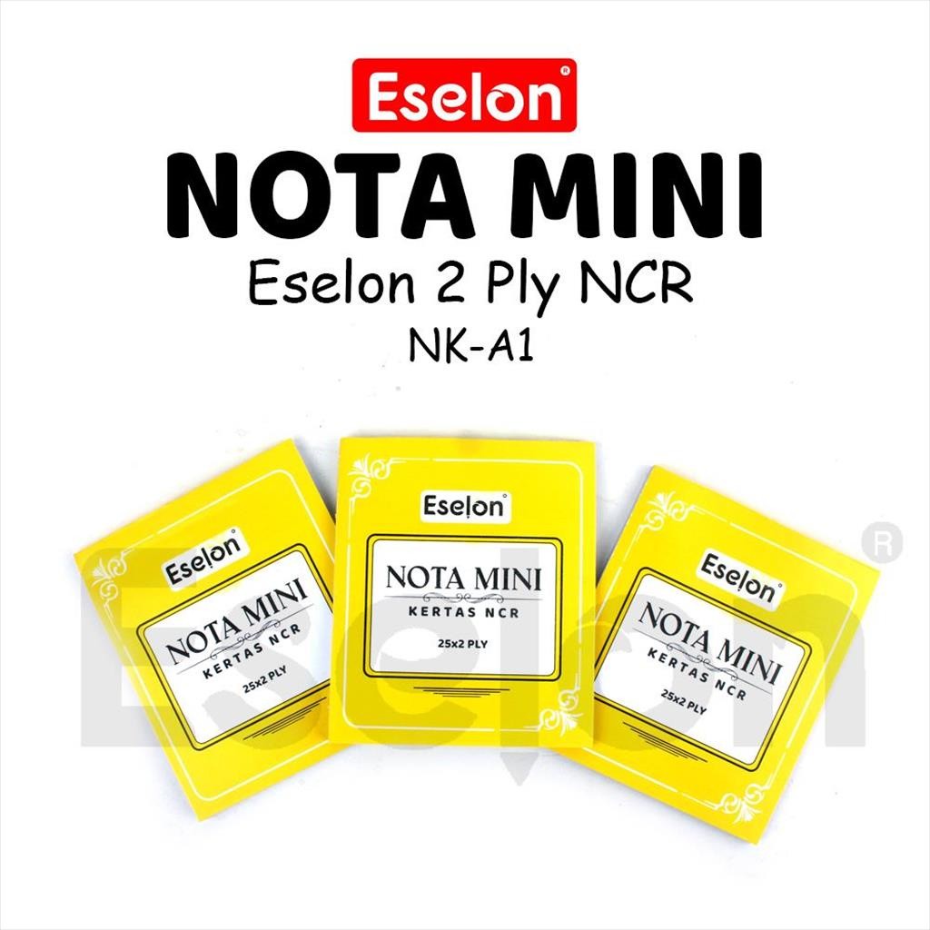 Nota Mini 2 ply Eselon / Buku Nota Kontan Mini