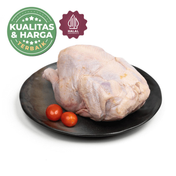 Ayam Broiler Utuh 800-900 gram  (800 - 900 gram / pack)