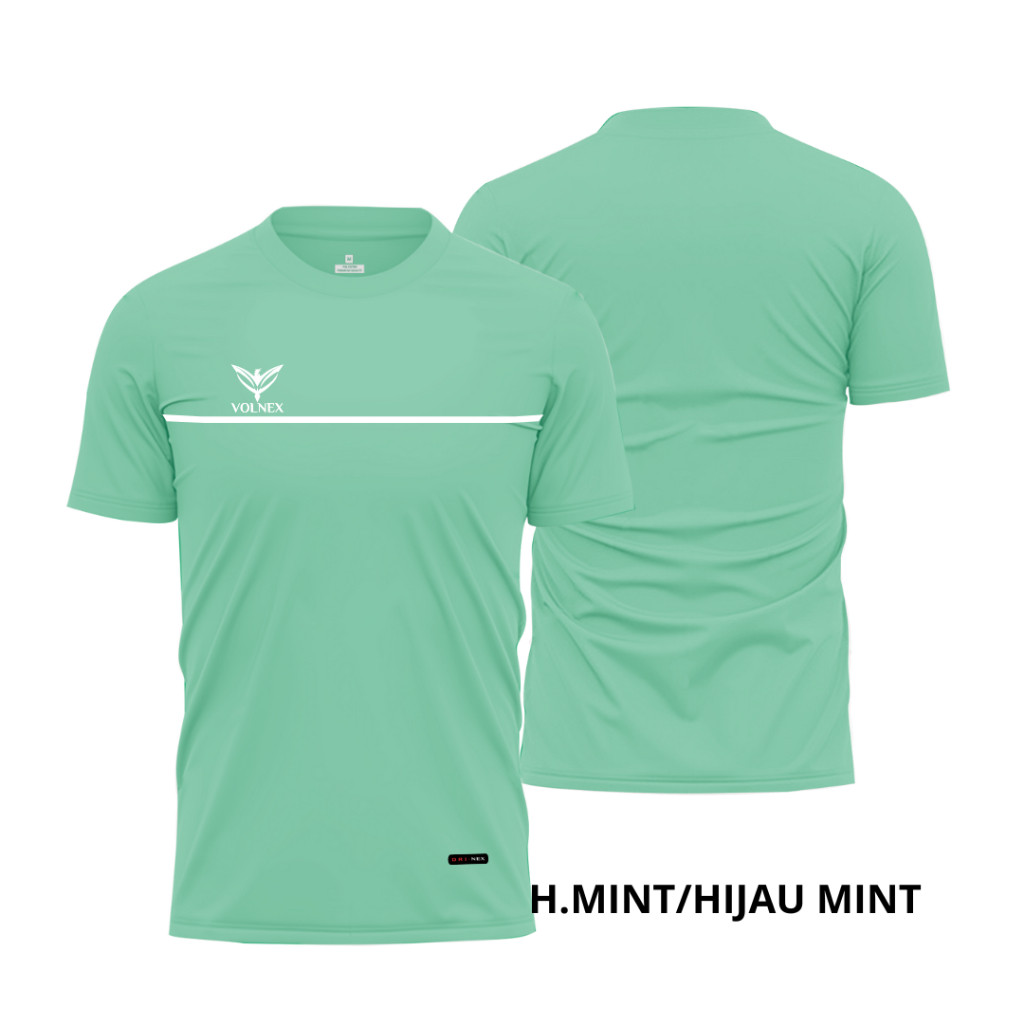 Atasan Olahraga Pria Wanita Dewasa Kerah Bulat Oblong Jersey Olahraga Badminton,Tennis 014