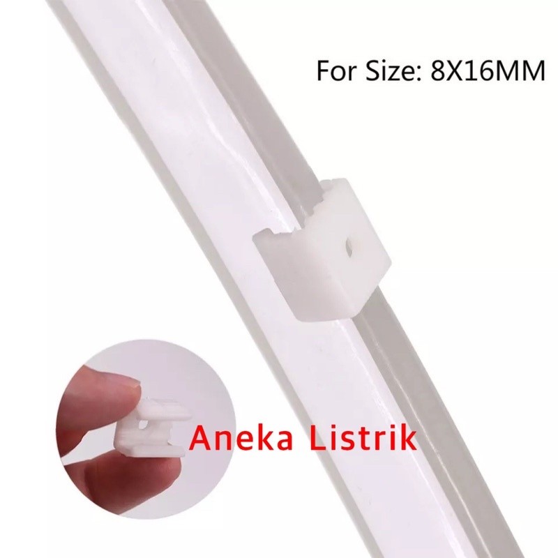 DUDUKAN LAMPU NEON FLEXIBLE LED 220V / KLEM NEON FLEX 12V / KLEM NEON FLEXIBLE (ARD ACC)