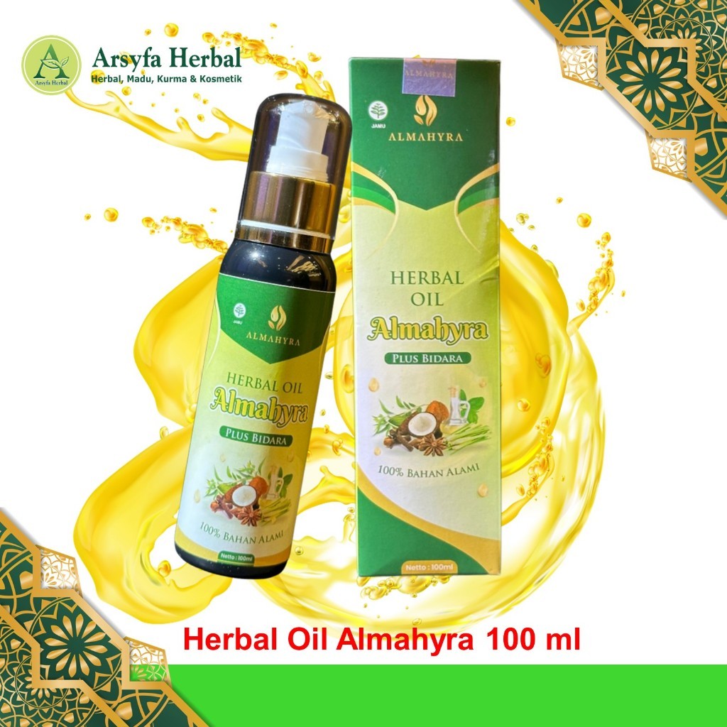 Herbal Oil Almahyra HOA 100 ml Almahyra Oil Minyak Urut Pijat Serbaguna minyak hoa Almahyra minyak h