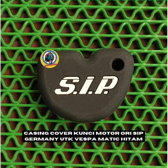 Cover kunci motor SIP Germany utk Vespa matic - Hitam