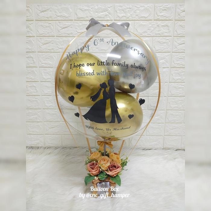 Dekorasi time balon box/buket bunga balon/buket balon/kado balon/kado wisuda