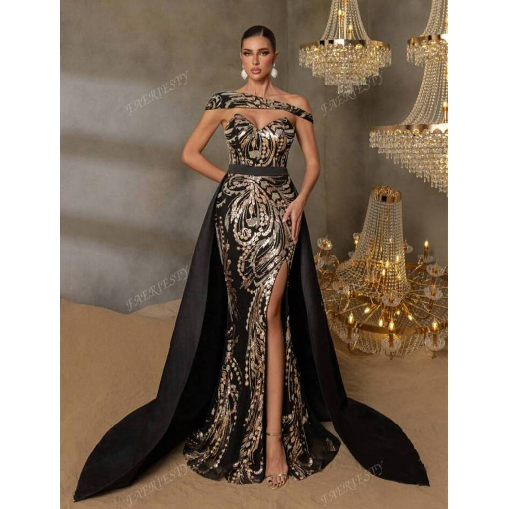 Evi rok bridal wanita ekor skirt satin panjang 1.5m