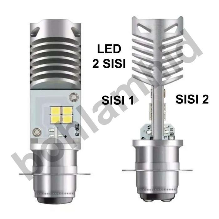 Lampu Motor LED OSRAM BLADE 110 (putih) Bohlam H6 M5 T19 AC DC