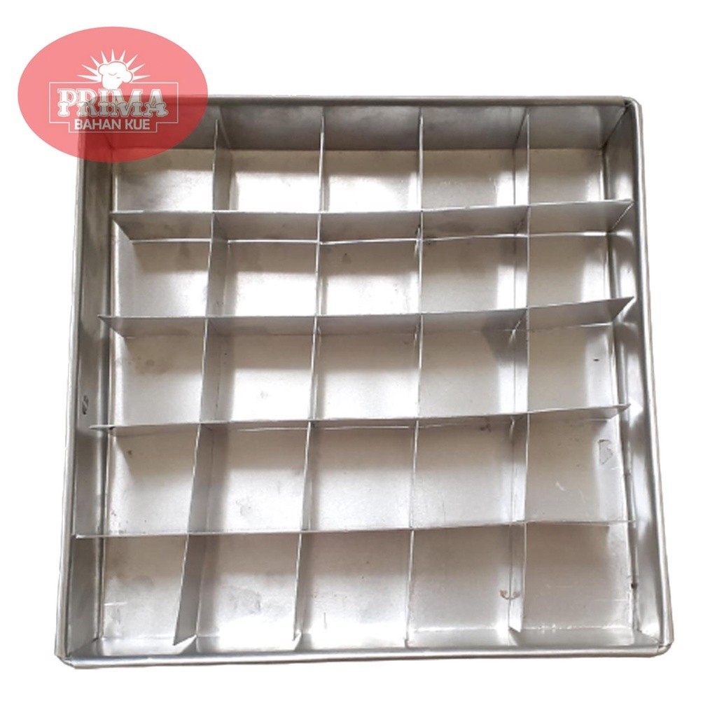LOYANG KOTAK SEKAT UK 20 / LOYANG ALUMINIUM/ LOYANG BROWNIES/ LOYANG KUE/ LOYANG OVEN + KUKUSAN