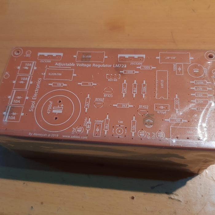 PCB Variable Adjustable Voltage Regulator LM723 LM 723 wth Protection NEW....