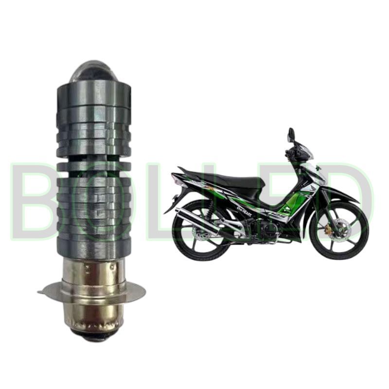 1pcs Lampu depan LED H6 Laser motor Honda New Supra X 125R BLD