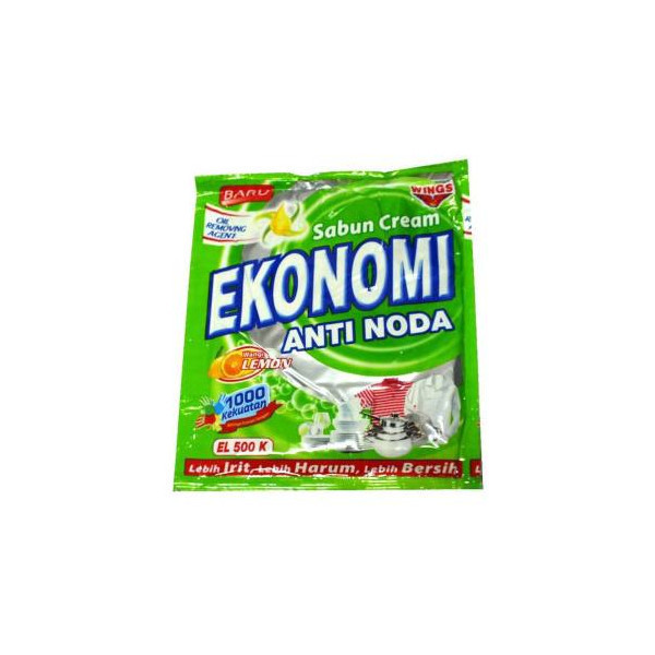 [Hijau] Ekonomi EL500K Sabun Cream Colek Lemon