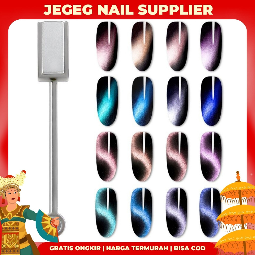[JG] Cat Eye Magnet Stick 2 in 1 Dual / Cateye UV Gel Nail Polish / Magnet Nail Art
