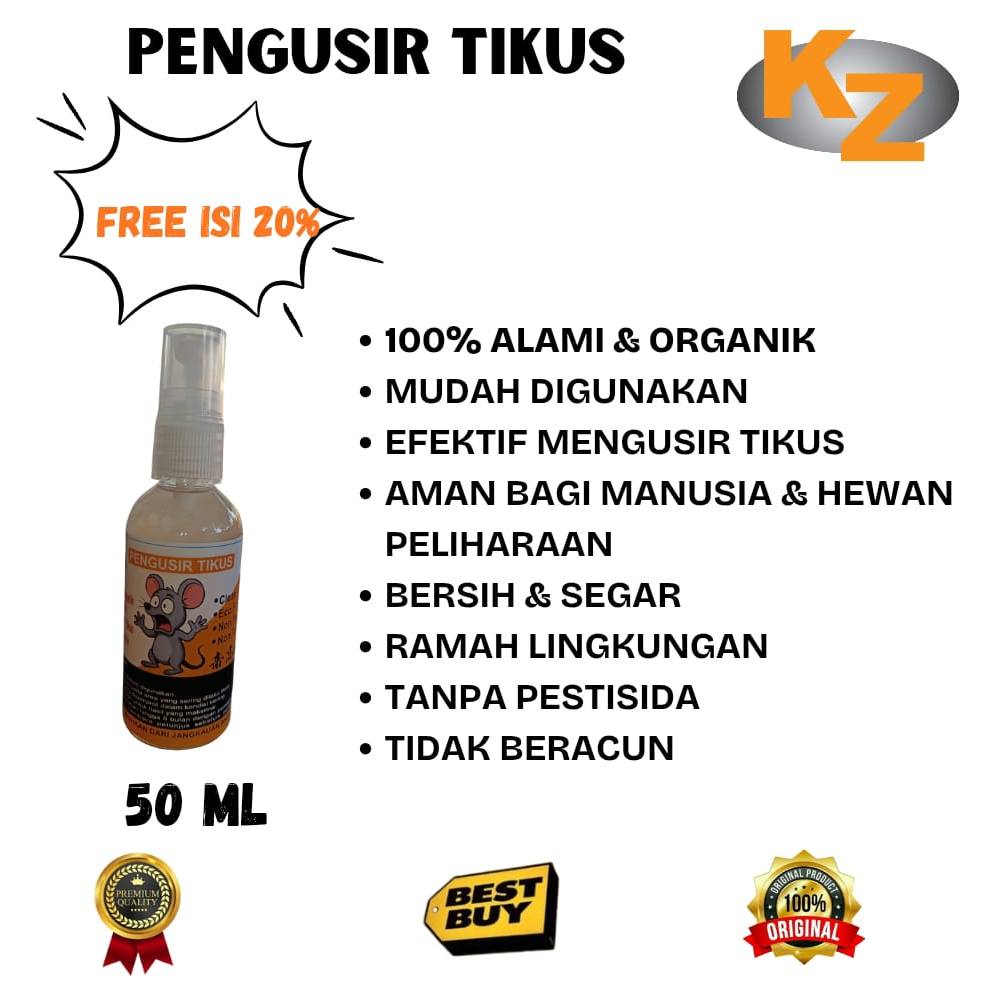 PENGUSIR TIKUS KZ- CAIRAN PENGUSIR TIKUS - SPRAY PENGUSIR TIKUS - SEMPROTAN PENGUSIR TIKUS - ANTI TI
