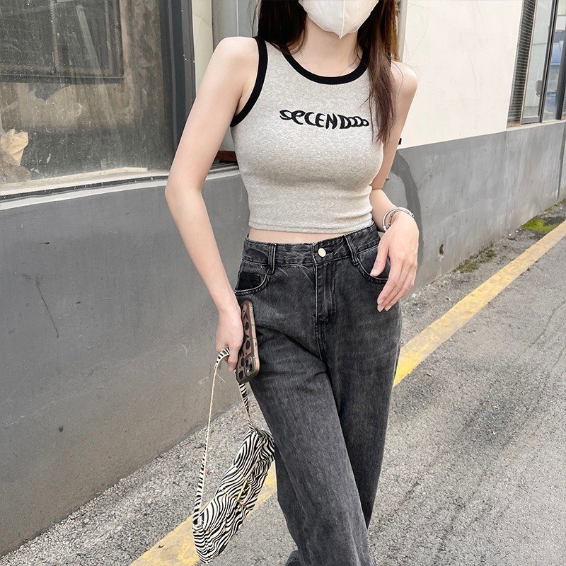 MF- Tanktop Scendoo Knit Rib Rajut Halus Nyaman