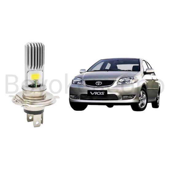 2pcs Lampu Utama LED H4 COB Mobil Toyota vios gen1 Byk