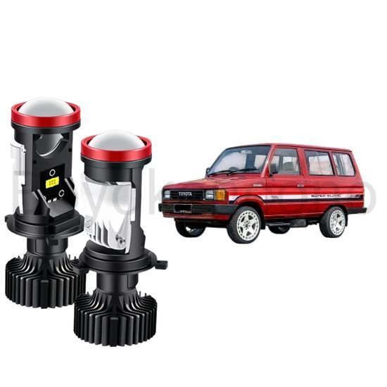2pcs Lampu Utama LED H4 Projector High Power Mobil Toyota kijang Super Byk