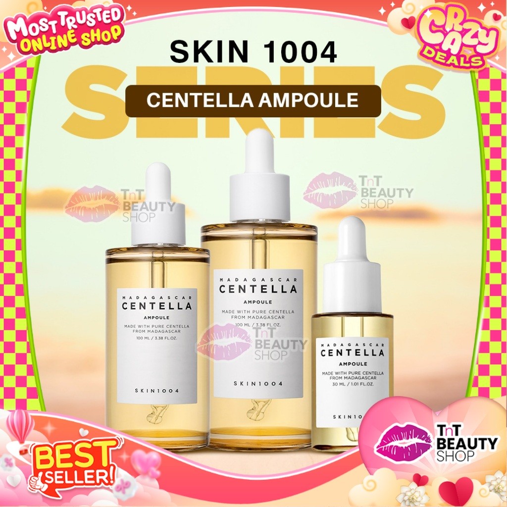 SKIN1004 Madagascar Centella Ampoule 30ml - 55ml - 100ml - Serum Wajah - SKIN 1004 | TnT Beauty Shop