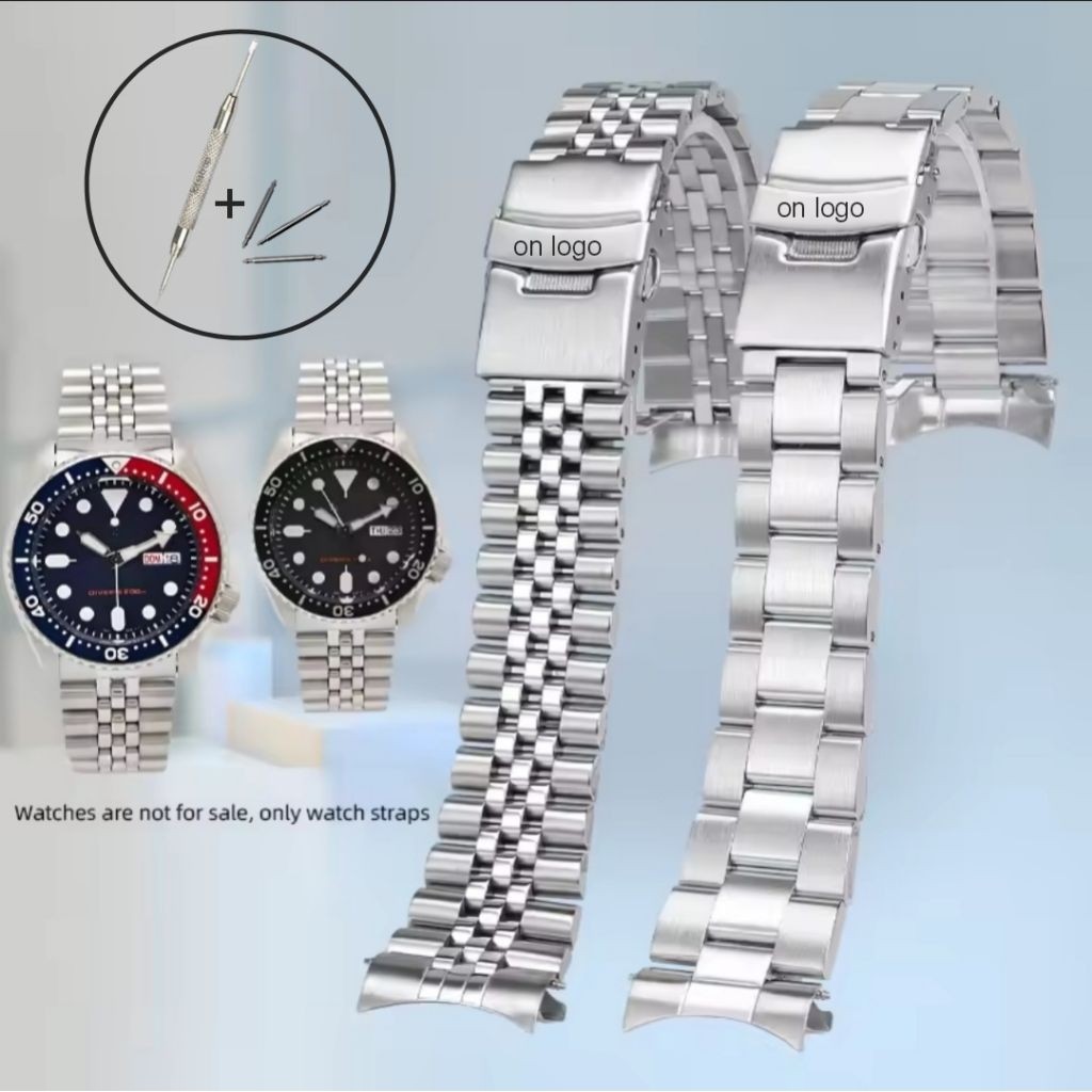 Rantai Jam Tangan Seiko Bracelet Seiko Stainless Steel 22mm
